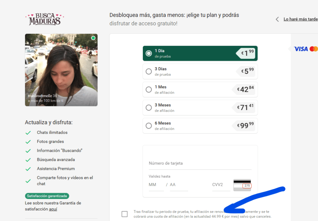 BuscaMaduras.com: ¿Estafa o cita real? Análisis completo de perfiles, precios y cancelación.