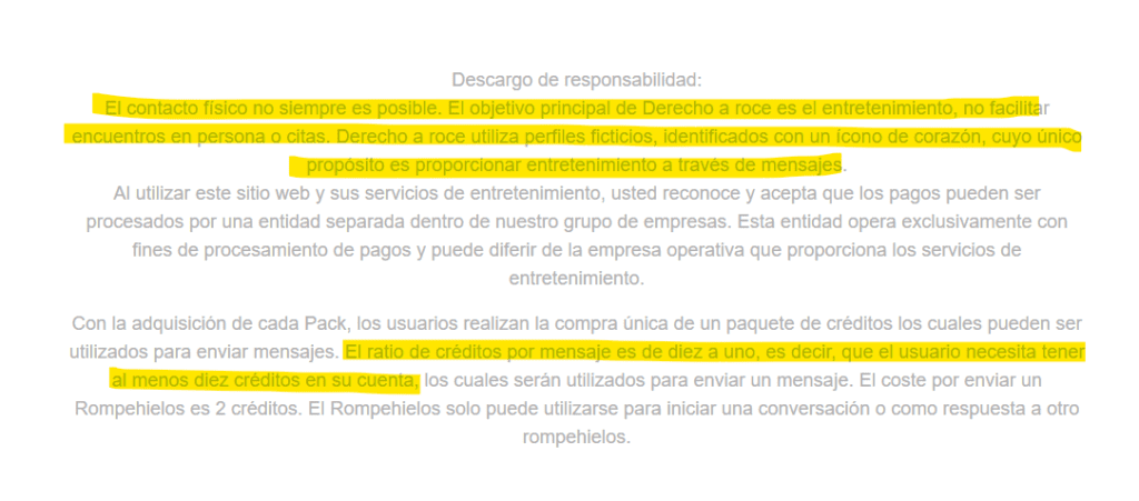 DerechoARoce.com: Análisis Crítico de una Web de "Entretenimiento" Disfrazada de Citas perfiles falsos en derecho a roce