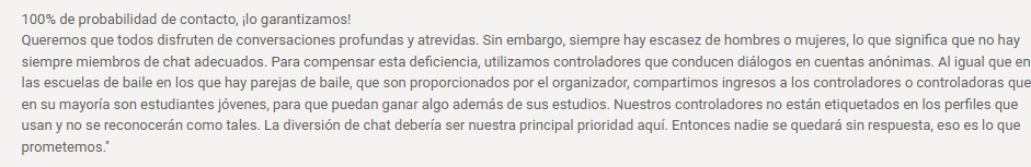 perfiles falsos linduu