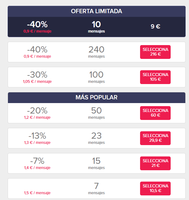 secreto pasional precio