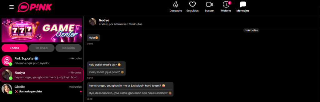 Como funciona Pinkvideochat.com