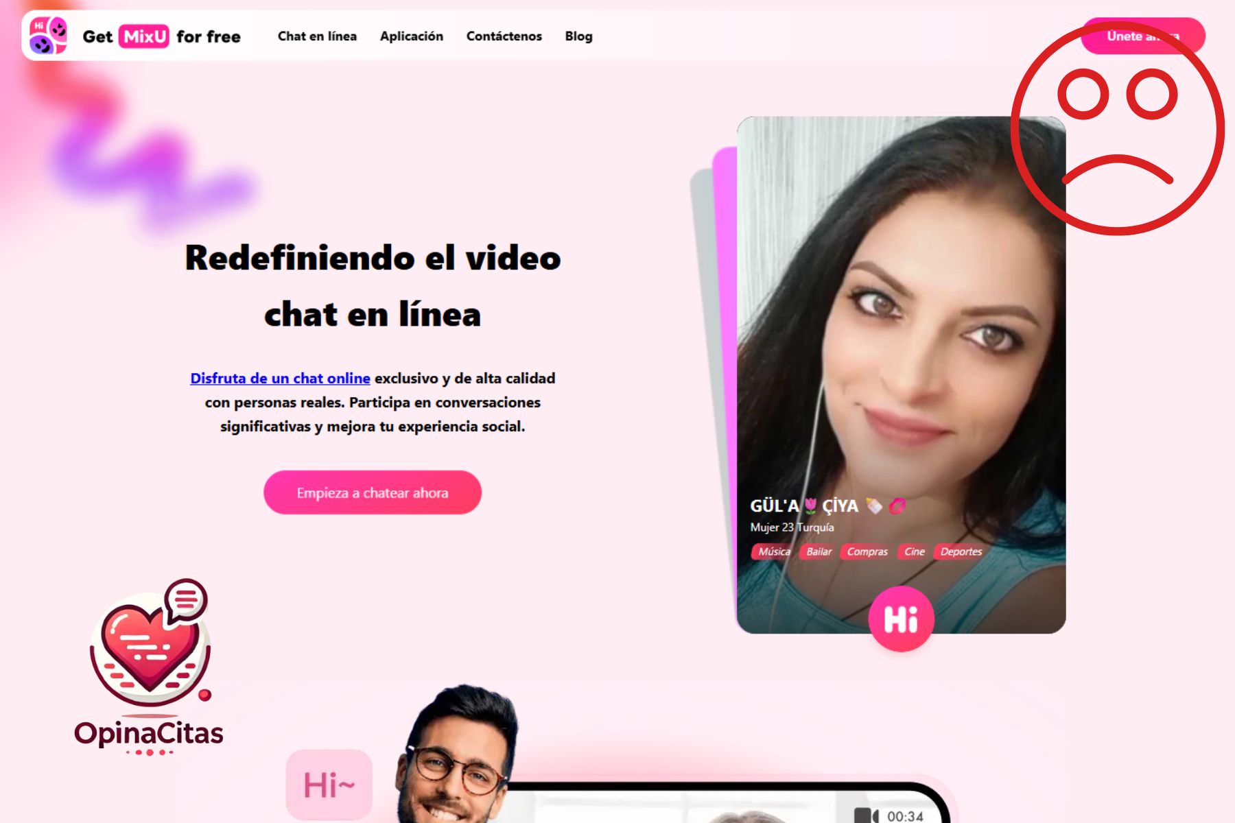 Opinión de mixu.chat: ¿Es una estafa de perfiles falsos y bots? mixu timo