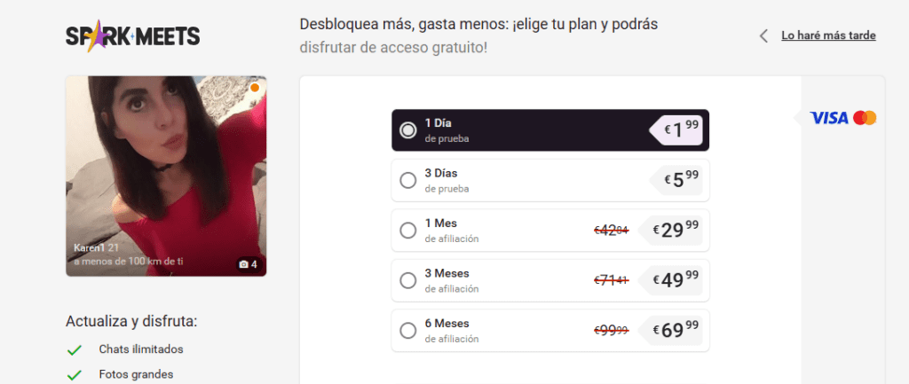 SparkMeets: El truco del euro y las suscripciones fantasmas que vaciarán tu cuenta Cuánto cuesta SparkMeets